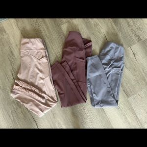 Bundle of 3 Yoga pants 💜 Purple Shades
